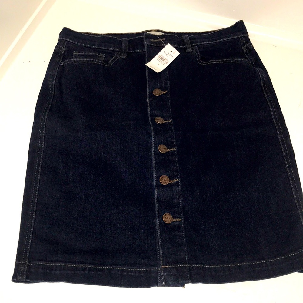 Loft denim skirt